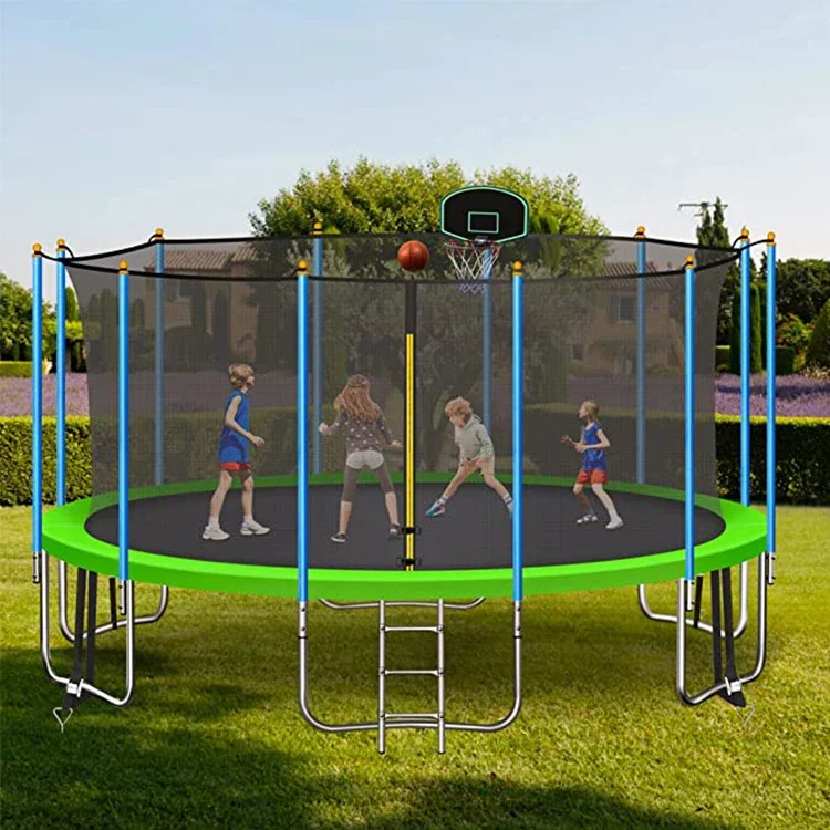 Kids Outdoor Net - #For 14FT Round Springless Trampoline with