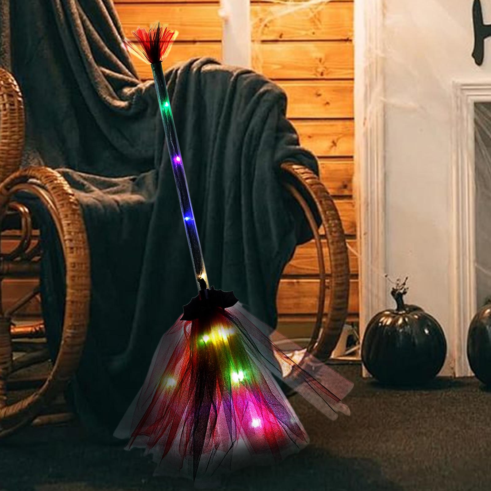 Kids Outdoor Broom - Witch Broom Battery Powered Funny Decorative