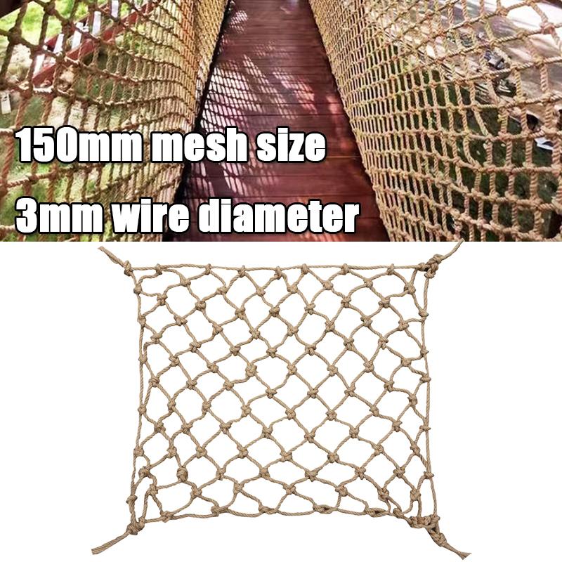 Kids Outdoor Net - 1Pc Retro Hemp Rope Net Perfect