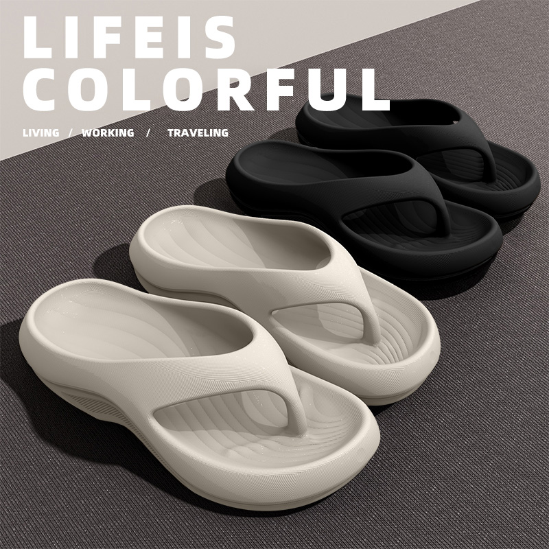 Kids Outdoor Shoes - Women's EVA Thick-Heeled Sandals Anti-Slip Odor-Resistant