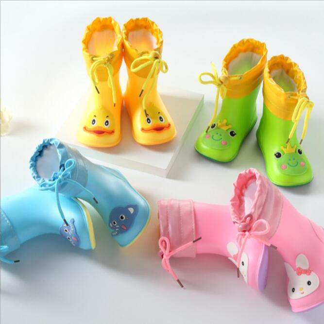 Kids Outdoor Net - Children's Rain Boots Boy Girl's Solid