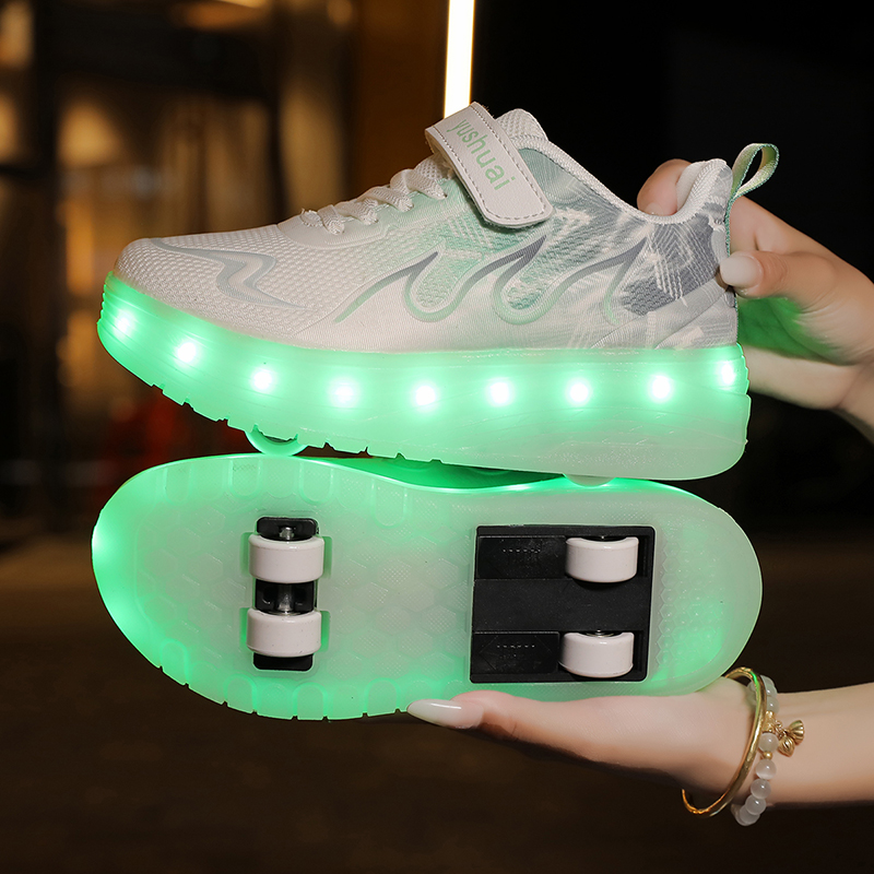 Youth Roller Shoes LED Lights  - Children'S Outdoor 评论和价格