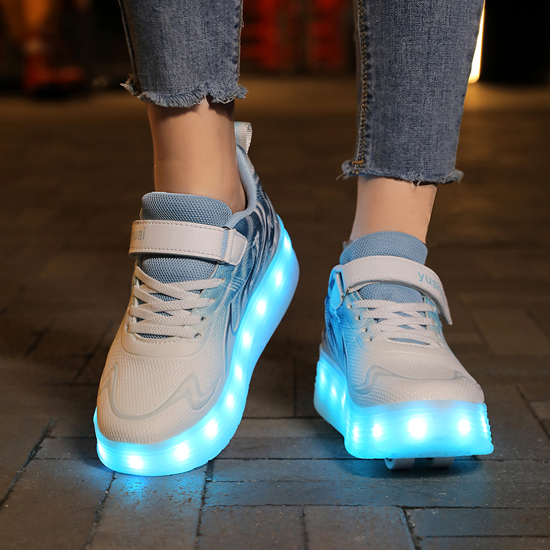 Youth Roller Shoes LED Lights  - Children'S Outdoor 评论和价格