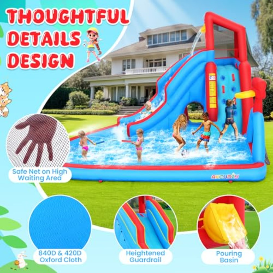 Backyard outdoor water slide i - Kids Outdoor House With Slide 评论和价格