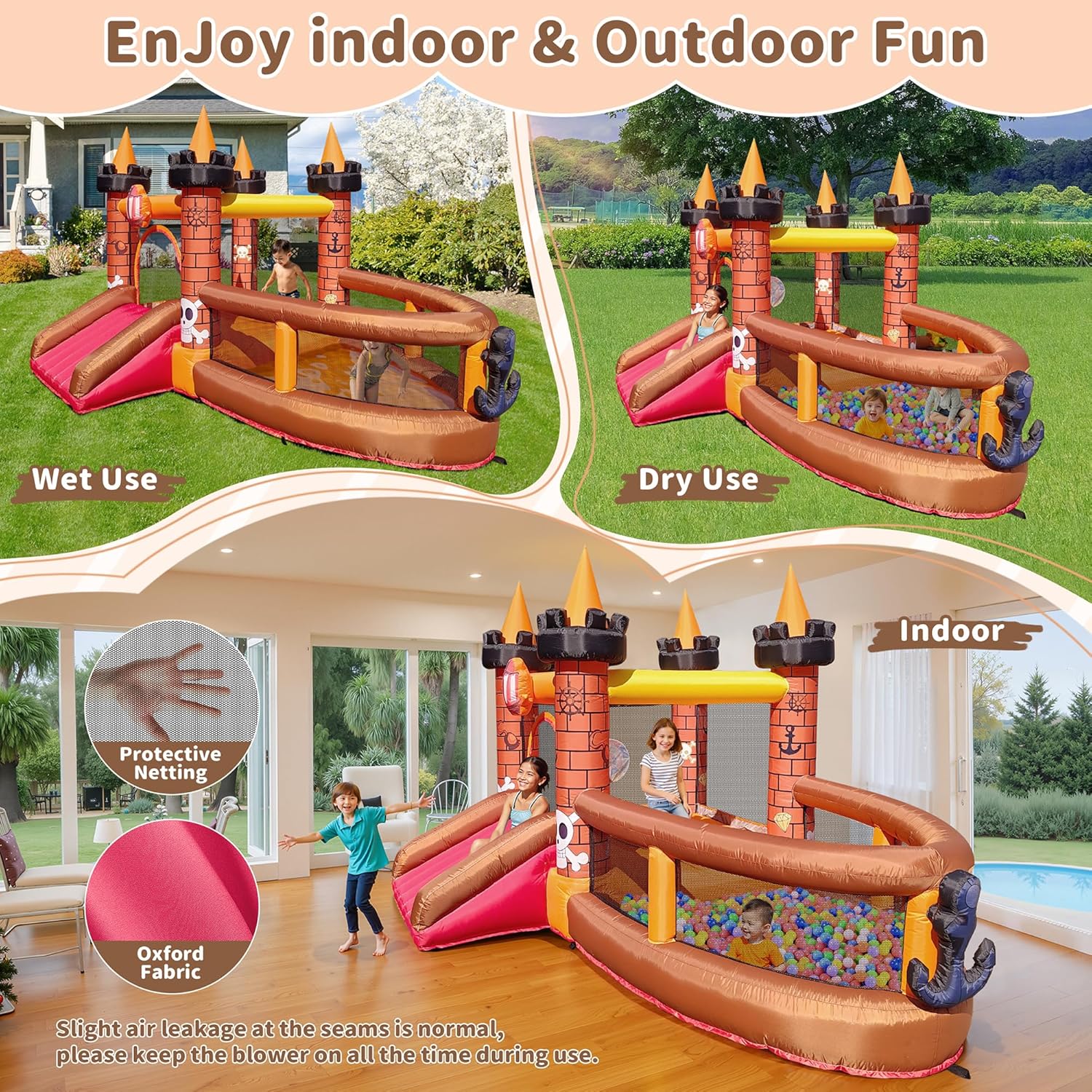 Inflatable Bounce House for Ki - Kids Outdoor Jumping Castle 评论和价格