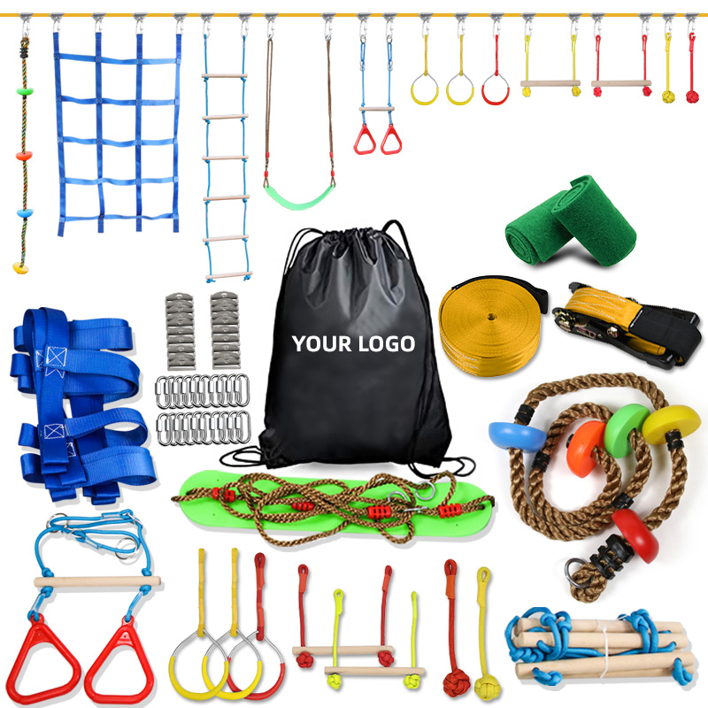Ninja Slackline Obstacle for K - Kids Outdoor Ninja 评论和价格