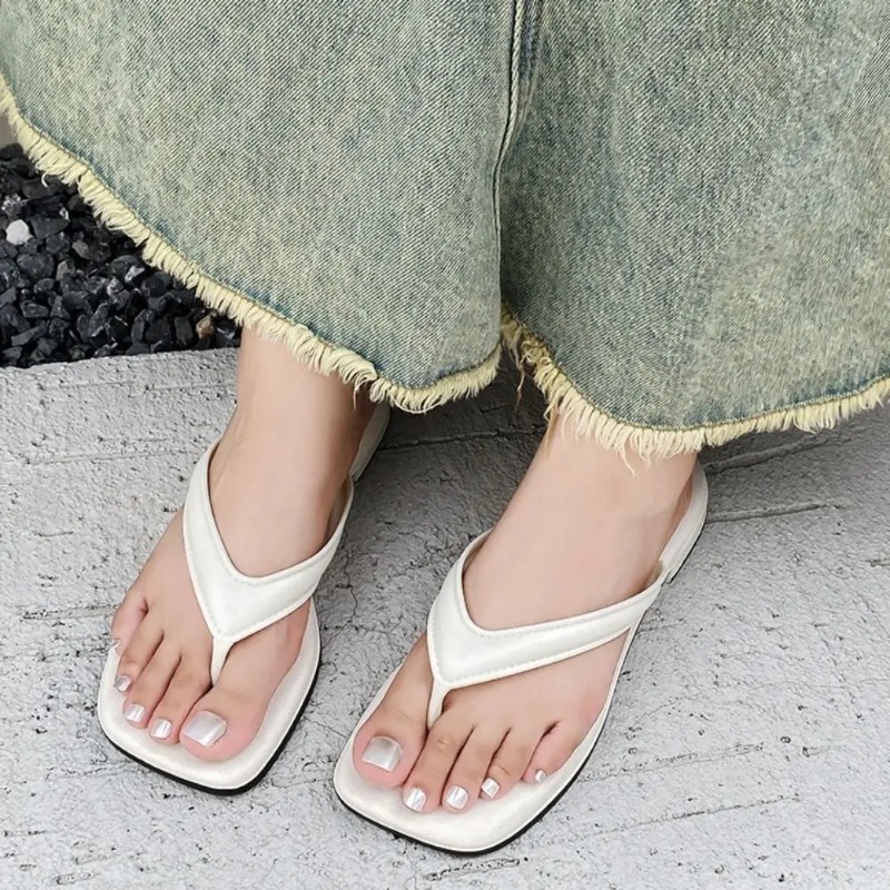 Women Solid Square Toe Flip Fl - Children'S Outdoor 评论和价格