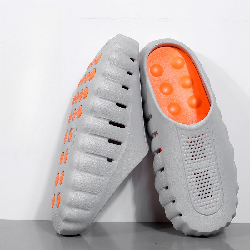 Summer Men's Massage Slippers  - Kids Outdoor Shoes 评论和价格