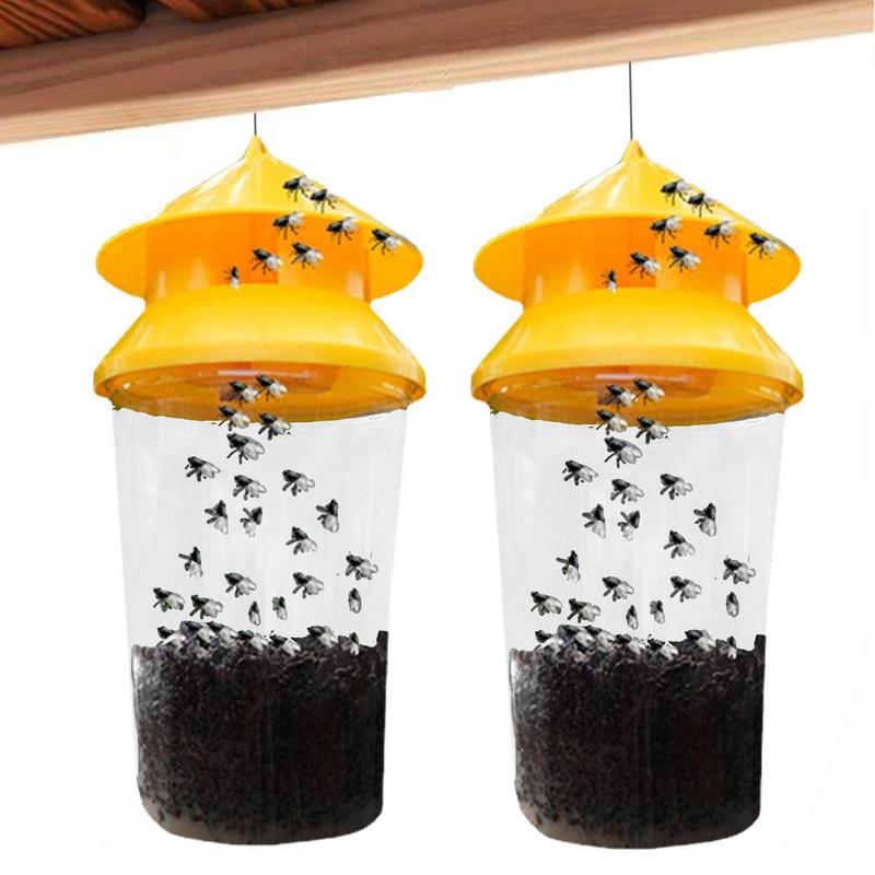 2pcs Reusable Fly Traps Fly Ba - Bug Catching Kit 评论和价格