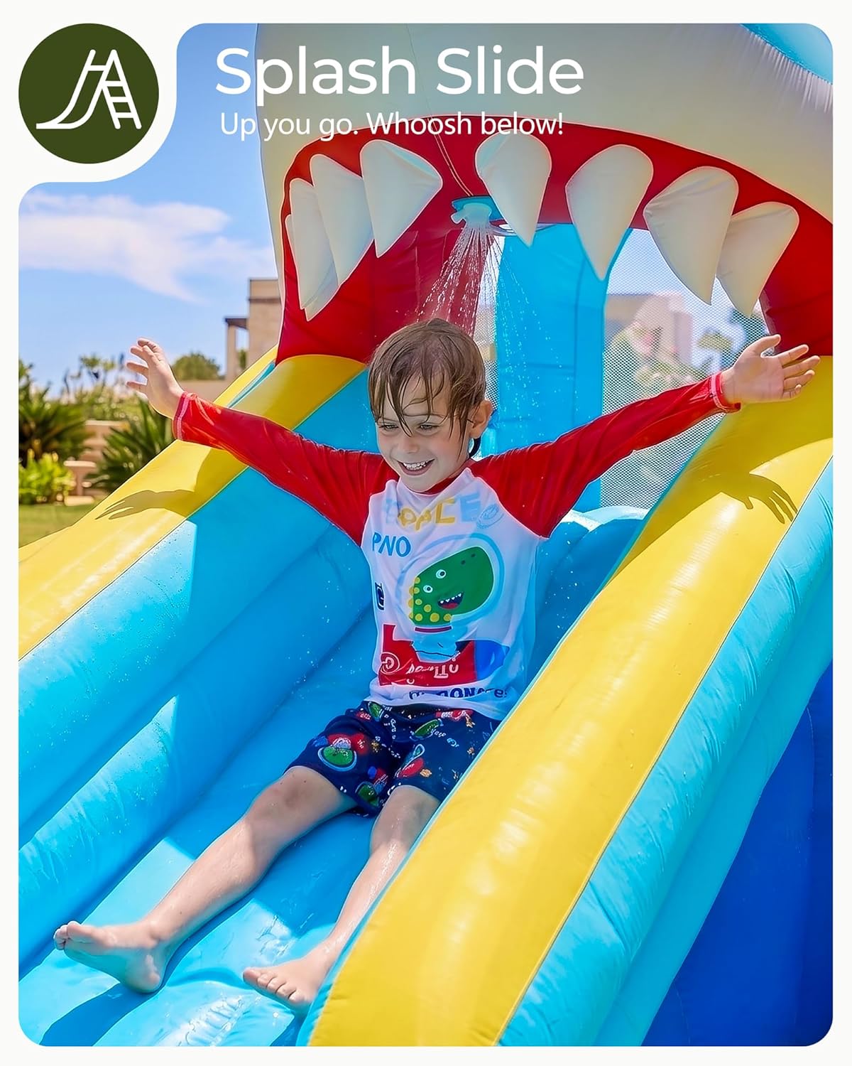 Kids Inflatable Water Slide Bo - Kids Outdoor House With Slide 评论和价格