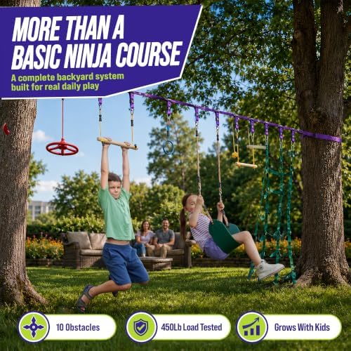 Obstacle Course for Kids - Out - Kids Outdoor Monkey Bars 评论和价格