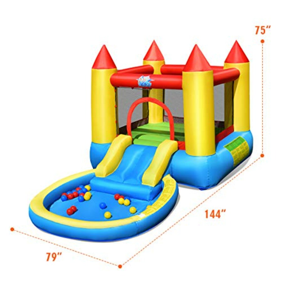Outdoor backyard inflatable bo - Kids Outdoor House With Slide 评论和价格