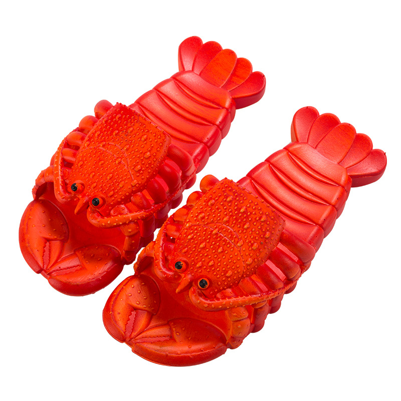Unique Cartoon Lobster Slipper - Kids Outdoor Shoes 评论和价格