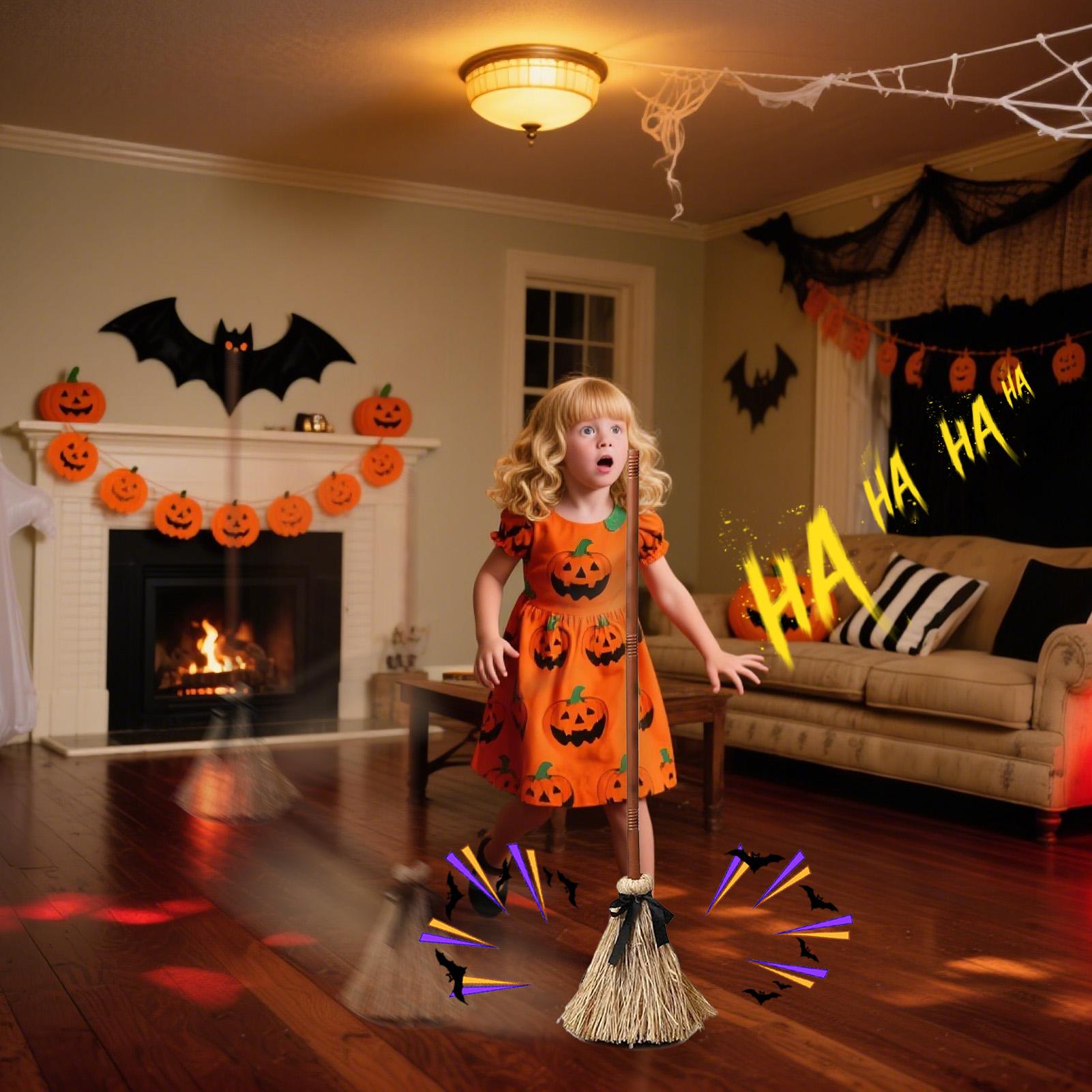 Witch Broom Battery Powered Fu - Kids Outdoor Broom 评论和价格