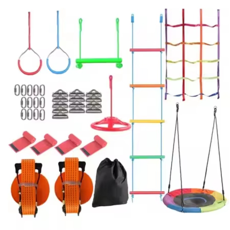 Warrior Obstacle Course Kit fo - Kids Outdoor Monkey Bars 评论和价格