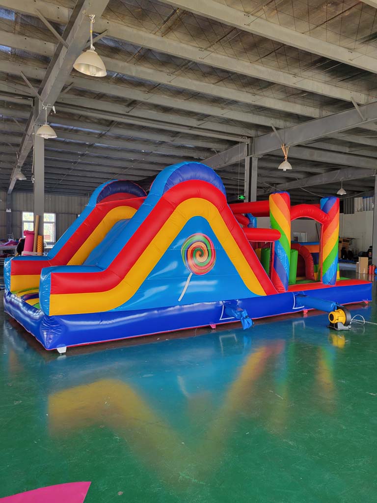 Giant Commercial Inflatable Ob - Kids Outdoor House With Slide 评论和价格