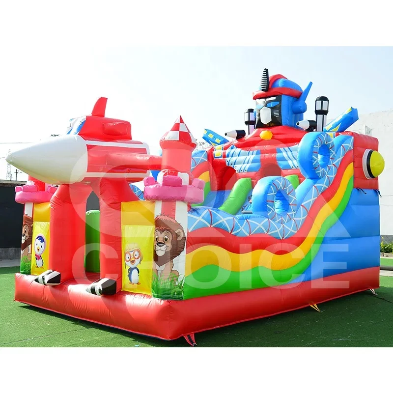 Outdoor Inflatable Bouncy Cast - Kids Outdoor Jumping Castle 评论和价格