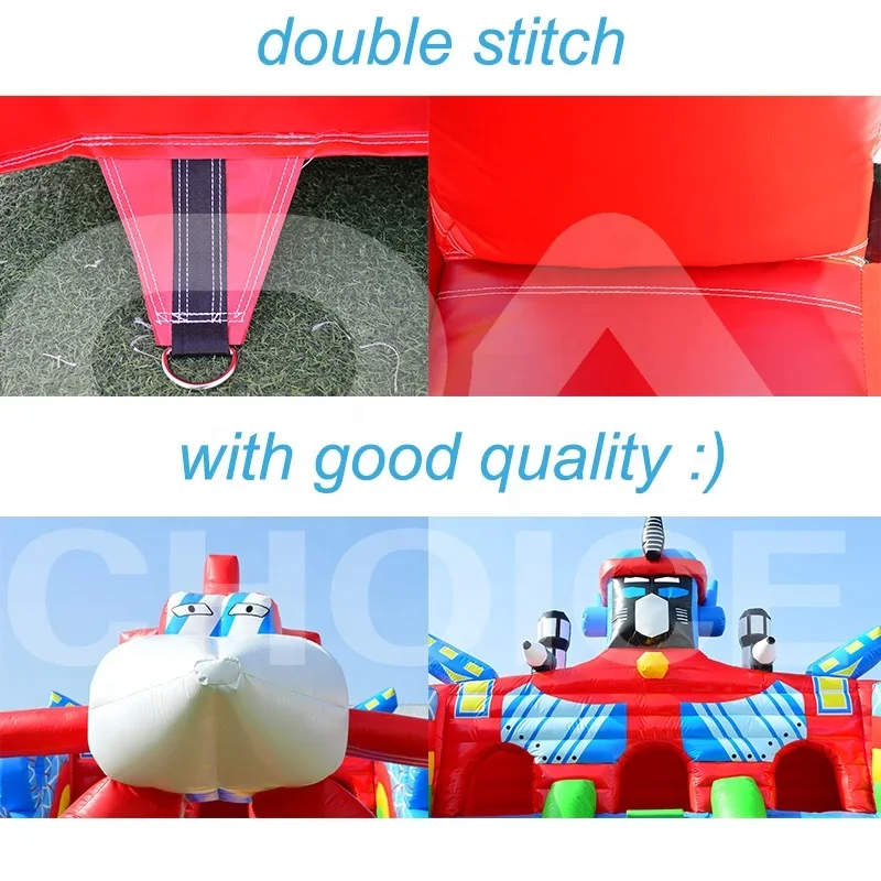 Outdoor Inflatable Bouncy Cast - Kids Outdoor Jumping Castle 评论和价格