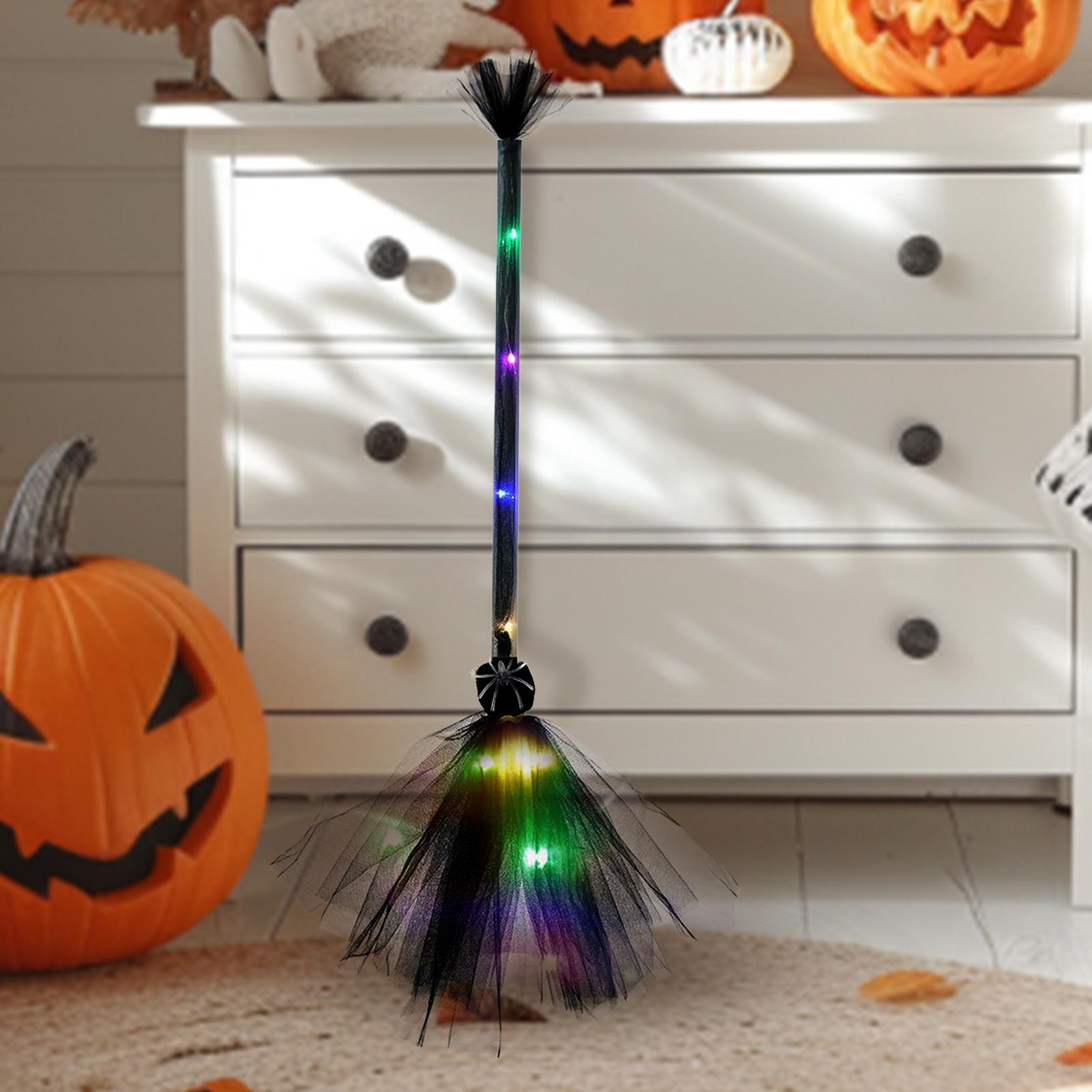 Witches Broom Mesh Battery Pow - Kids Outdoor Broom 评论和价格