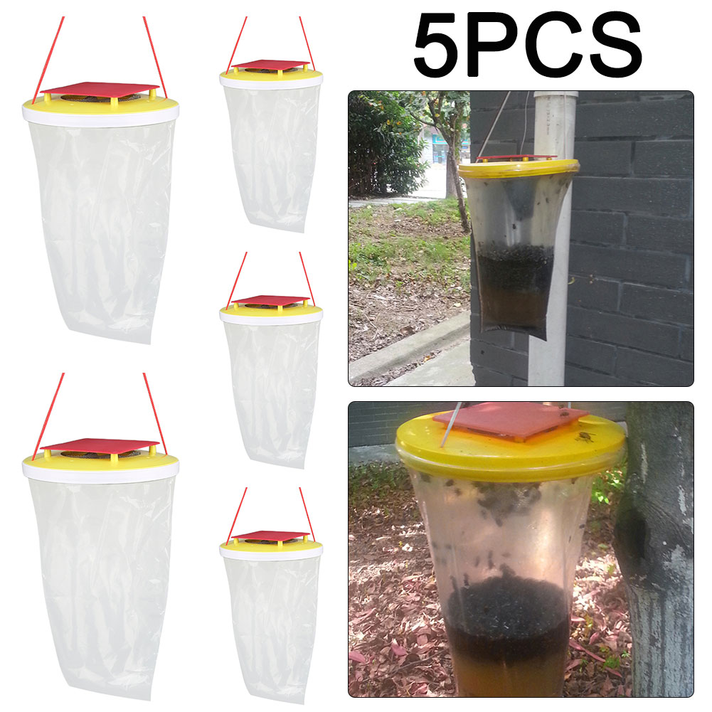 1-10PCS set Fly Trap Hanging F - Bug Catching Kit 评论和价格